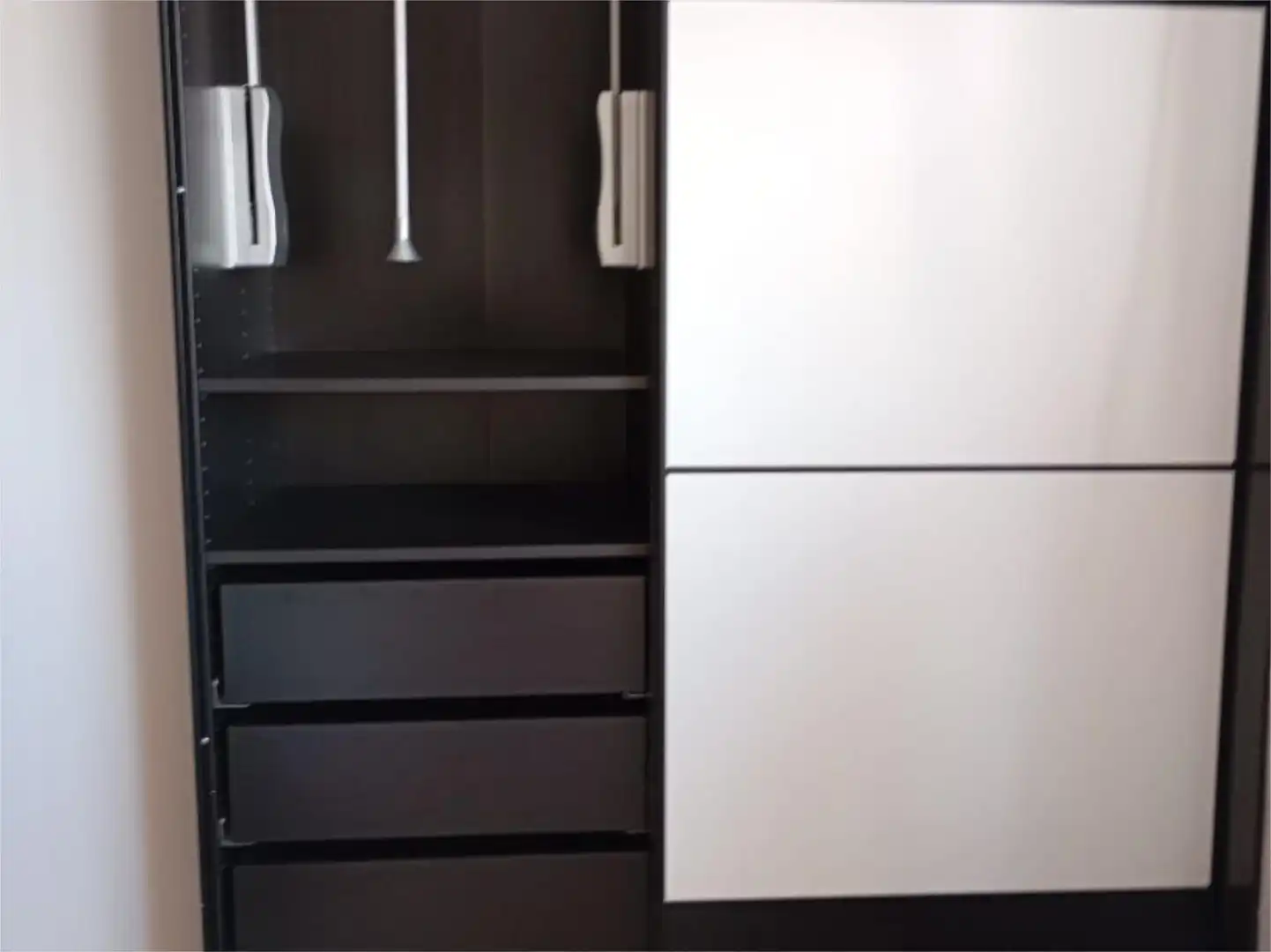 Zimmer in Avinguda Meridiana, 245, Navas Schlafzimmer von Wohnung zur untervermieten in Barcelona mit Heizung, Parkett und Terrasse
