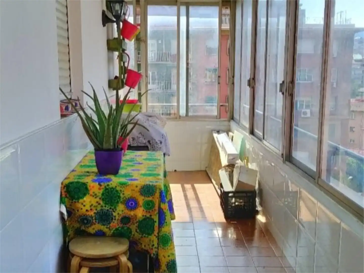 Zimmer in Avinguda Meridiana, 245, Navas Terrasse von Wohnung zur untervermieten in Barcelona mit Heizung, Parkett und Terrasse