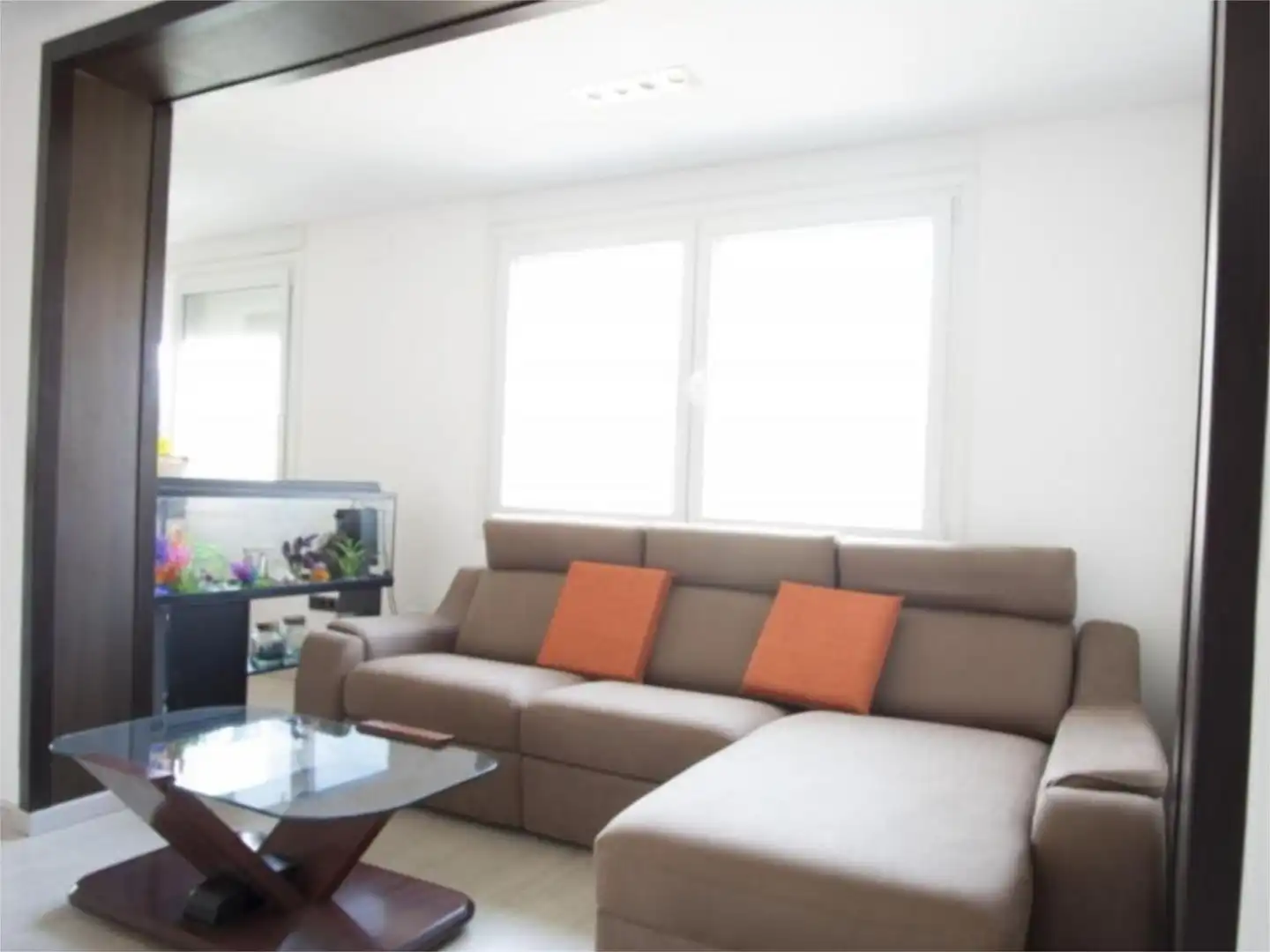 Zimmer in Avinguda Meridiana, 245, Navas Wohnzimmer von Wohnung zur untervermieten in Barcelona mit Heizung, Parkett und Terrasse