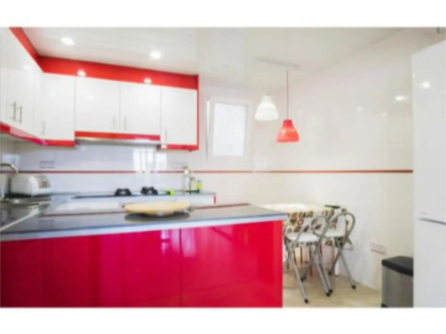 Zimmer in Avinguda Meridiana, 245, Navas Küche von Wohnung zur untervermieten in Barcelona mit Heizung, Parkett und Terrasse