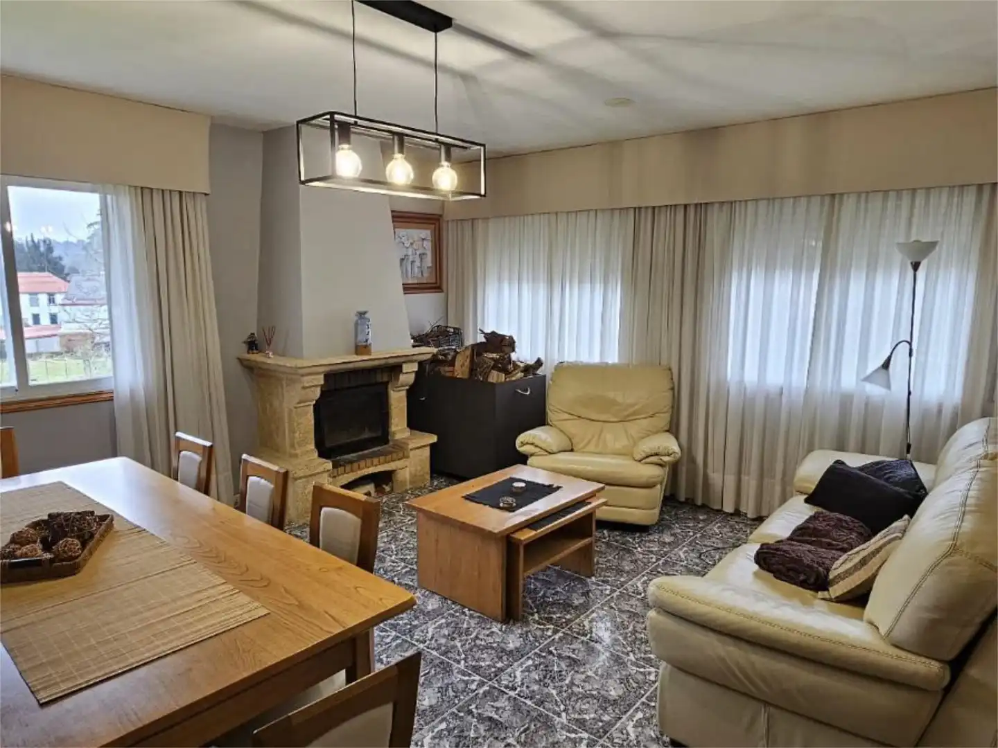 Houses for sale in Lugar Santa Irene, 15, O Pino Living room of Houses for sale in O Pino with Balcony