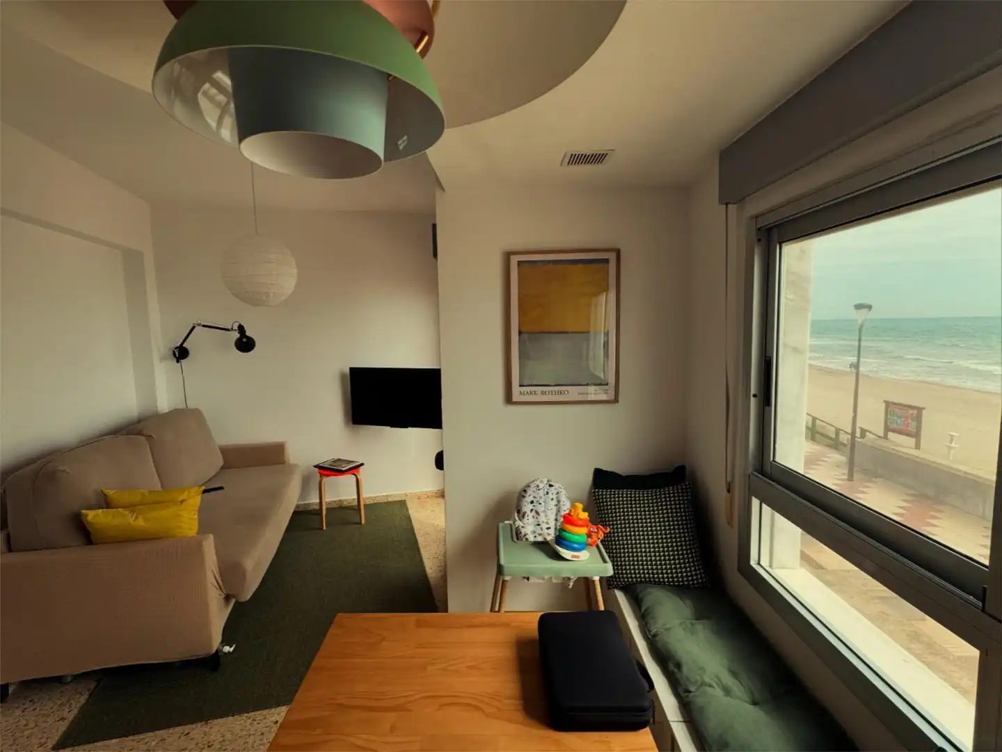 Flat for rent in Carrer del Mestre Navarro, 1, Les Palmeres Living room of Flat for rent in Sueca with Storage room, Furnished and Balcony