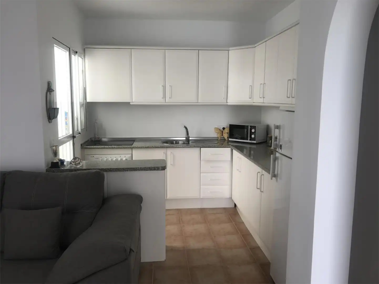 Piso en venta en Avenida del Mediterráneo, 173, San Juan de los Terreros Cocina de Piso en venta en Pulpí con Aire acondicionado