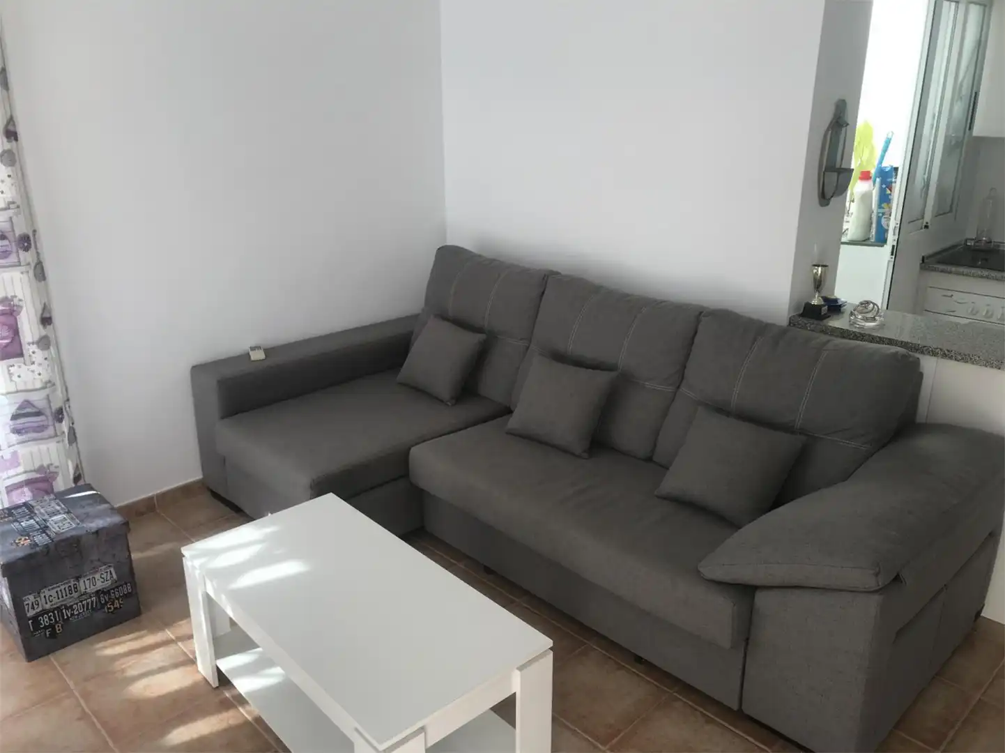 Piso en venta en Avenida del Mediterráneo, 173, San Juan de los Terreros Sala de estar de Piso en venta en Pulpí con Aire acondicionado