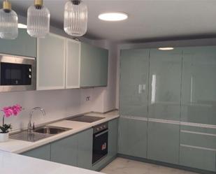 Kitchen of Flat to rent in Manilva  with Air Conditioner, Heating and Private garden