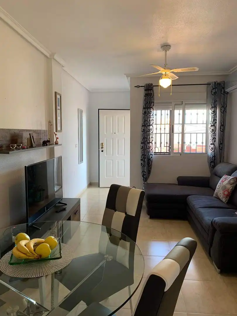 Flat for sale in Calle Lagunas de Ruidera, 840, La Florida Living room of Flat for sale in Orihuela with Air Conditioner, Terrace and Swimming Pool