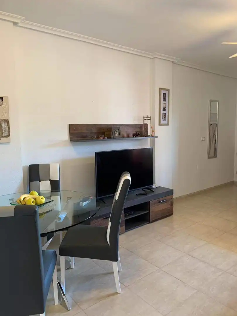 Flat for sale in Calle Lagunas de Ruidera, 840, La Florida Living room of Flat for sale in Orihuela with Air Conditioner, Terrace and Swimming Pool