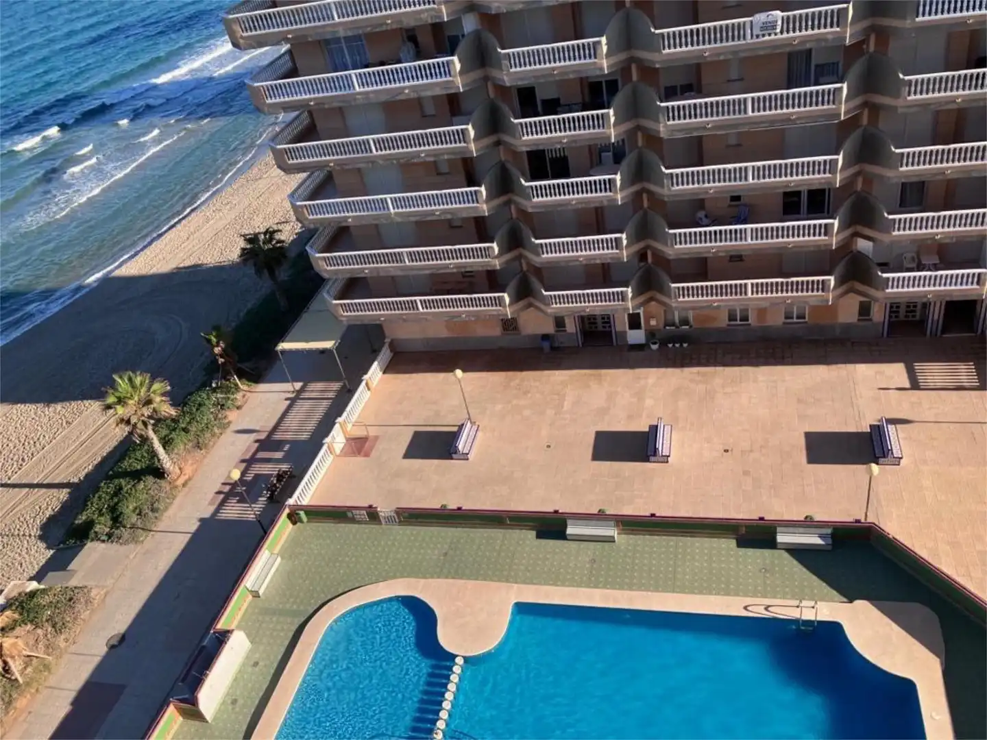 Flat for sale in Desconocido, 22, Playa de las Gaviotas - El Pedrucho Swimming pool of Flat for sale in La Manga del Mar Menor with Terrace and Swimming Pool
