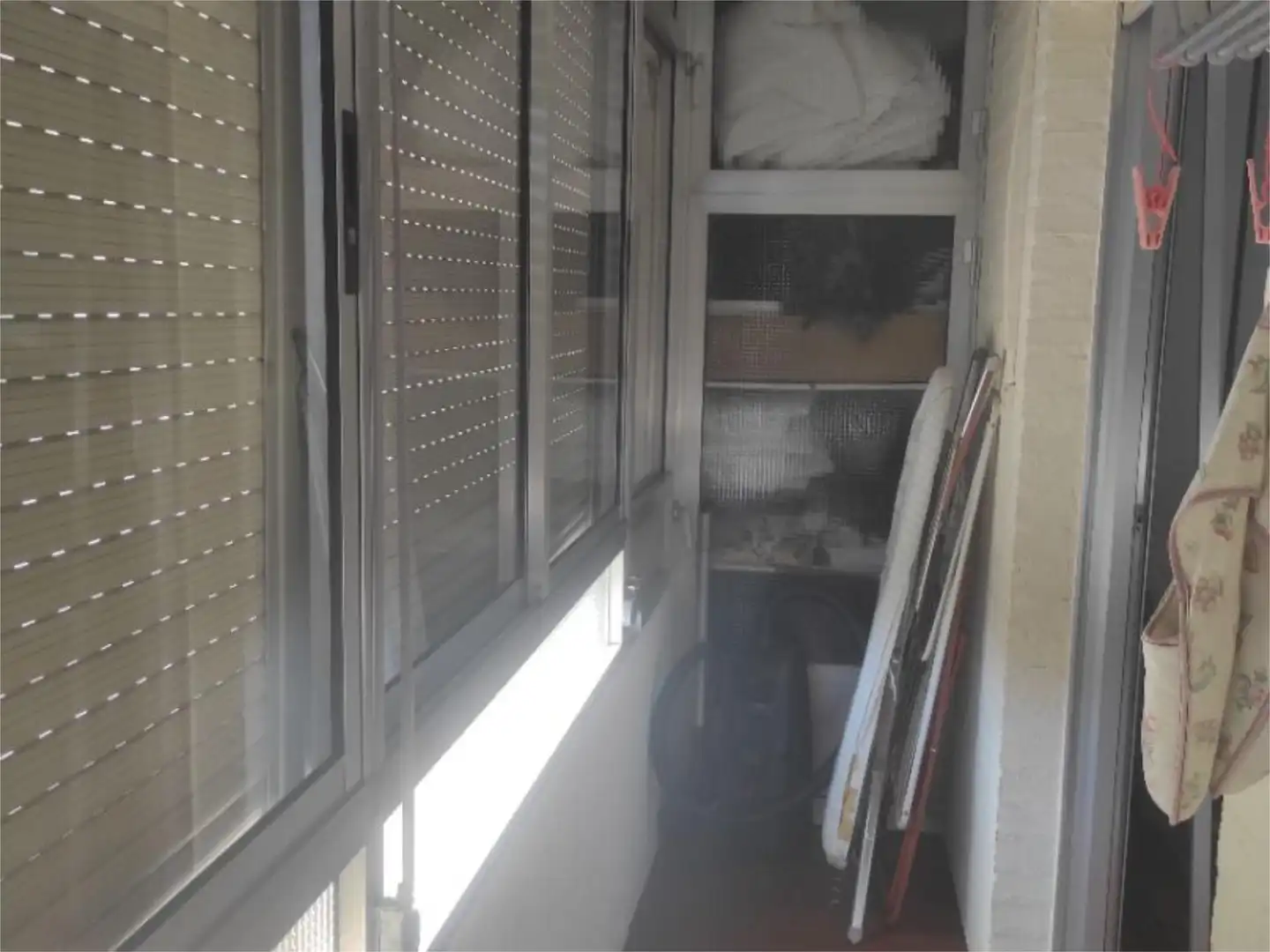 Balcony of Flat for share in Valladolid  with Air Conditioner, Heating and Private garden