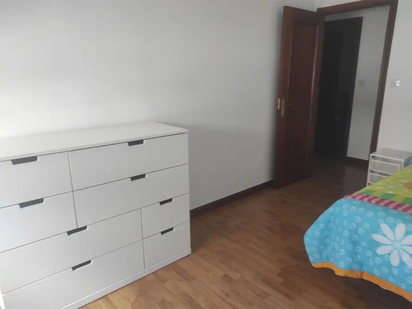 Bedroom of Flat for share in Valladolid  with Air Conditioner, Heating and Private garden