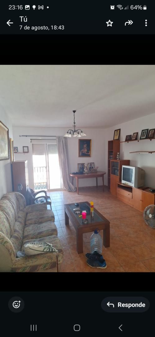 Living room of Flat for sale in Álora  with Terrace, Storage room and Oven