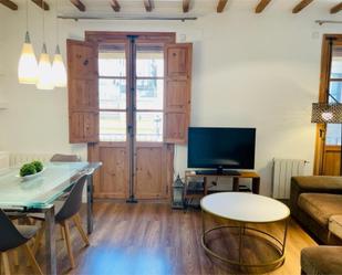 Living room of Flat to rent in  Valencia Capital  with Air Conditioner and Balcony