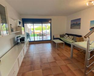 Living room of Single-family semi-detached to rent in Sant Josep de sa Talaia  with Air Conditioner, Terrace and Swimming Pool