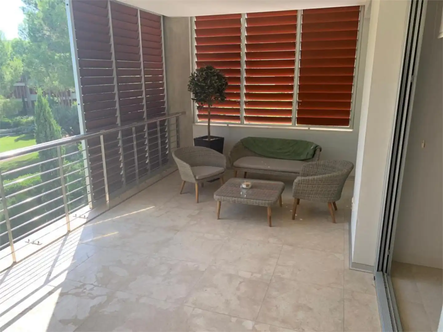 Terrace of Flat for rent in Calvià  with Air Conditioner, Heating and Terrace