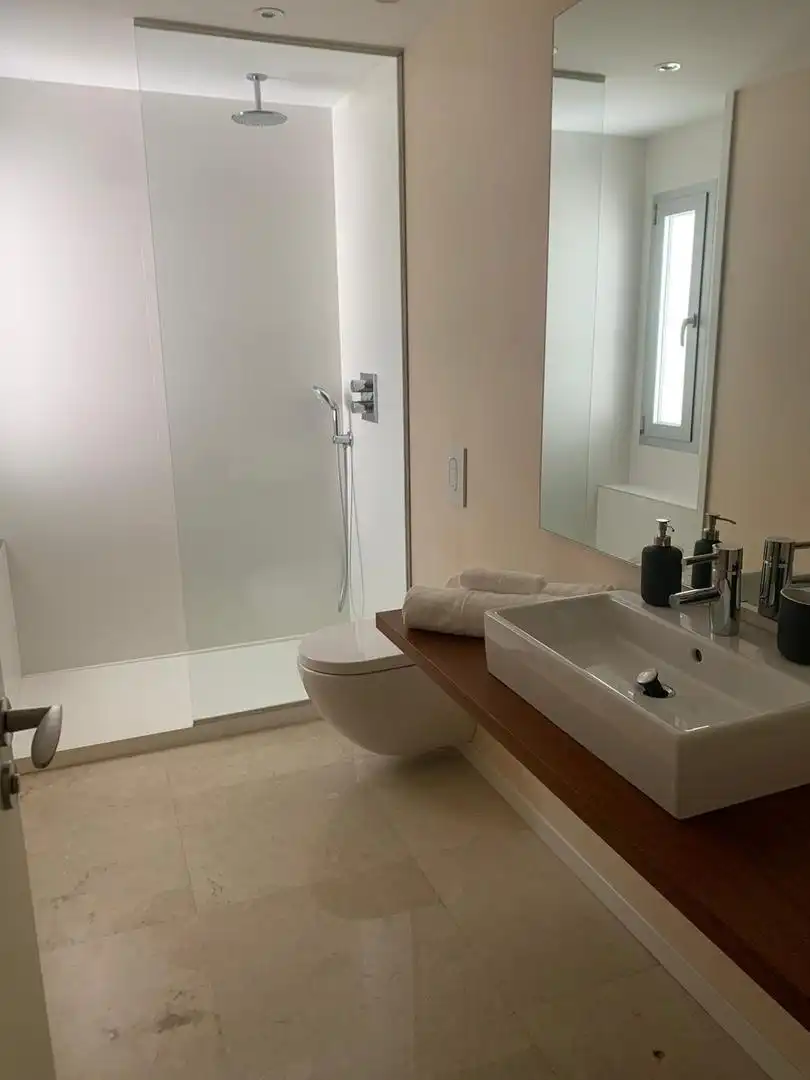 Bathroom of Flat for rent in Calvià  with Air Conditioner, Heating and Terrace
