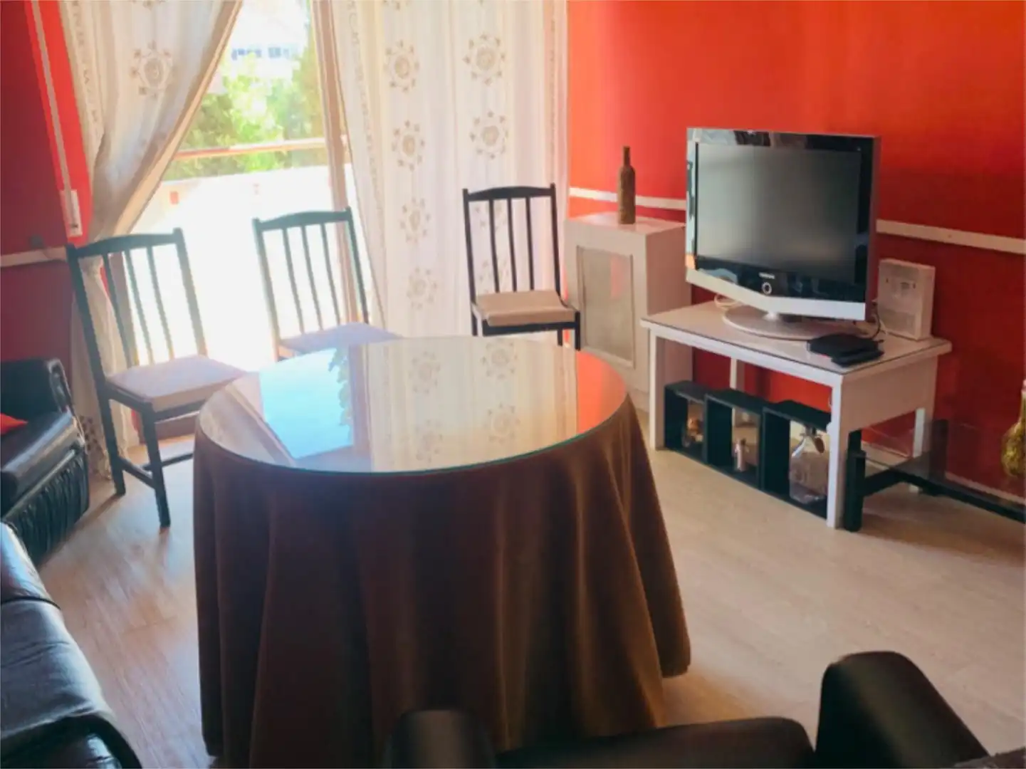 Esszimmer von Wohnung zum Verkauf in Granada mit Heizung, Privatgarten und Parkett