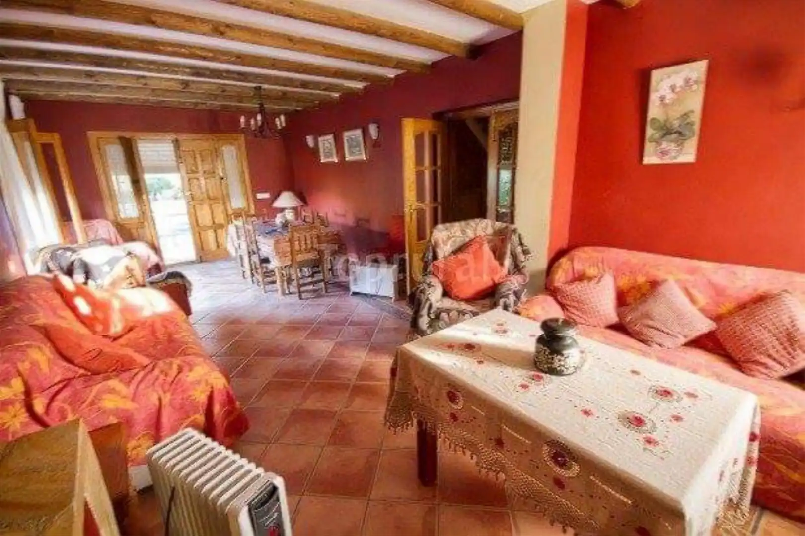 Living room of Houses for sale in Iznájar  with Air Conditioner, Terrace and Swimming Pool