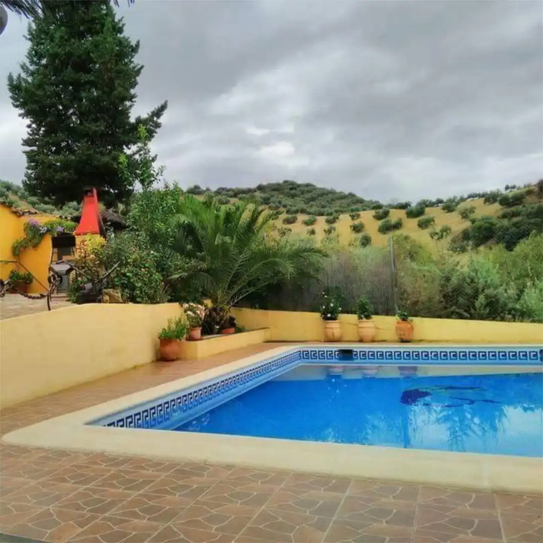Swimming pool of Houses for sale in Iznájar  with Air Conditioner, Terrace and Swimming Pool