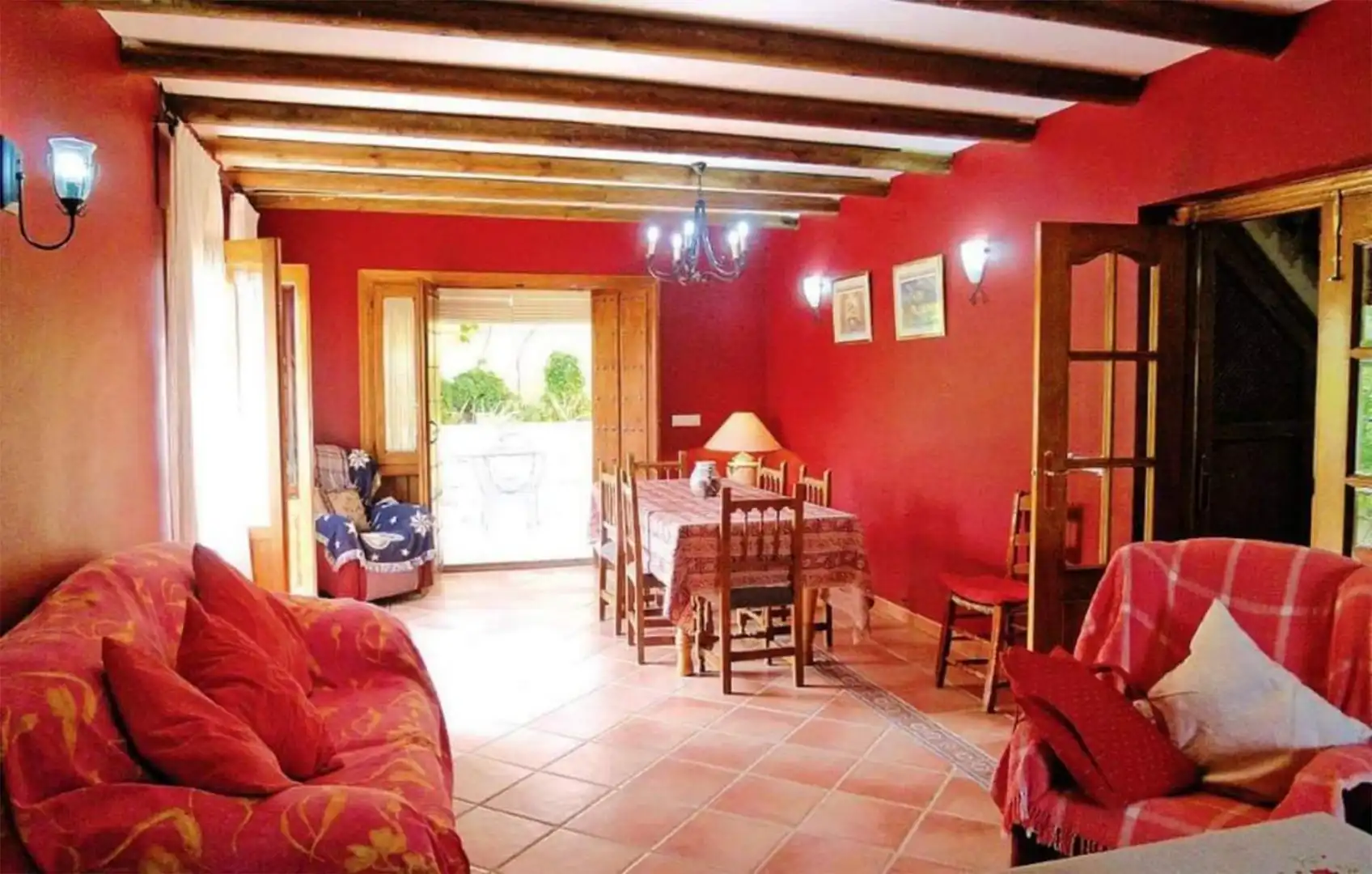 Dining room of Houses for sale in Iznájar  with Air Conditioner, Terrace and Swimming Pool