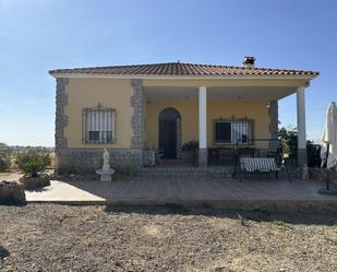 Exterior view of House or chalet for sale in Orellana de la Sierra  with Air Conditioner