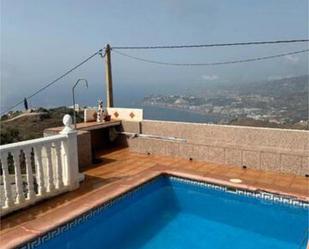 Exterior view of Single-family semi-detached for sale in Salobreña  with Terrace and Swimming Pool