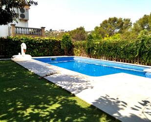 Swimming pool of House or chalet for sale in Canyelles  with Air Conditioner, Terrace and Swimming Pool