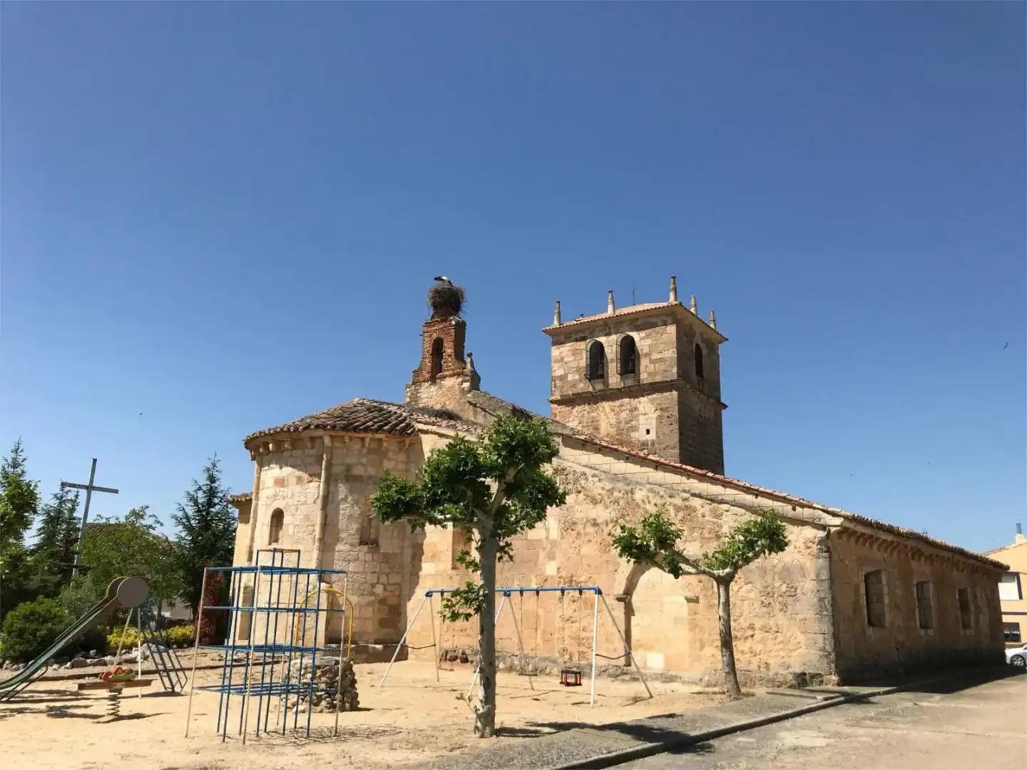 Piso en venta en Calle Conde Garay, 3, Herrera de Pisuerga Vista exterior de Piso en venta en Herrera de Pisuerga con Calefacción, Jardín privado y Parquet