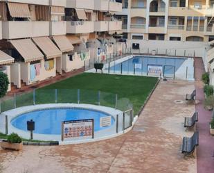 Swimming pool of Flat for sale in Roquetas de Mar  with Terrace, Swimming Pool and Furnished