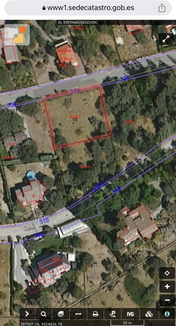 Land for sale in El Espinar