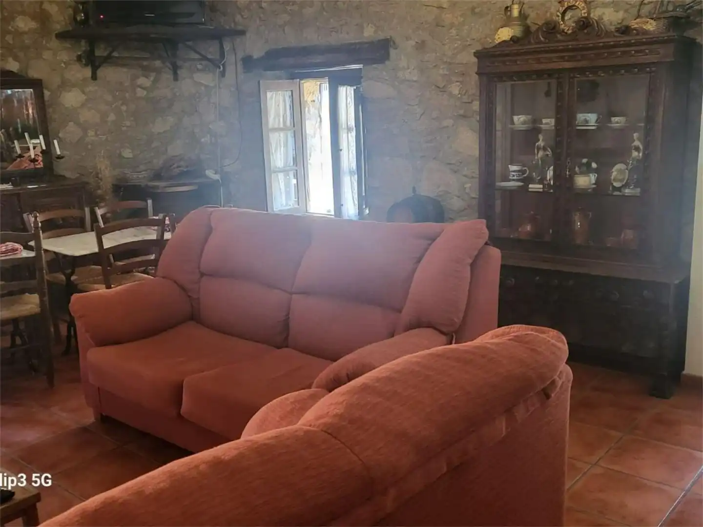 Casa adosada en venta en Calle del Tejar, 63, Guijo de Santa Bárbara Sala de estar de Casa adosada en venta en Guijo de Santa Bárbara con Aire acondicionado, Calefacción y Terraza