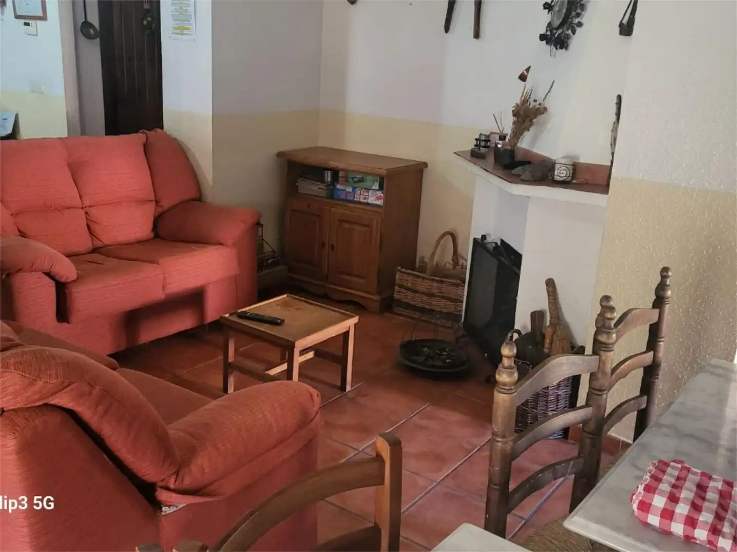Casa adosada en venta en Calle del Tejar, 63, Guijo de Santa Bárbara Sala de estar de Casa adosada en venta en Guijo de Santa Bárbara con Aire acondicionado, Calefacción y Terraza