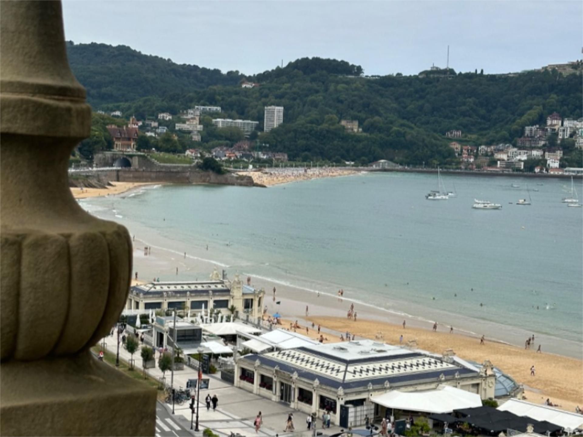Vista exterior de Pis de lloguer en Donostia - San Sebastián  amb Calefacció, Parquet i Terrassa