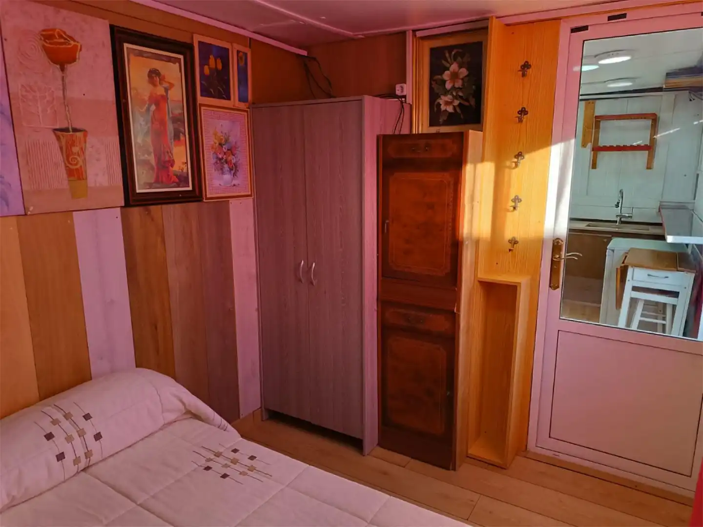 Schlafzimmer von Wohnung zur Miete in Alhama de Almería mit Parkett, Möbliert und Gemeinschaftsparkplatz