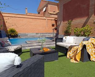 Terrace of House or chalet for sale in Poblete  with Air Conditioner and Swimming Pool