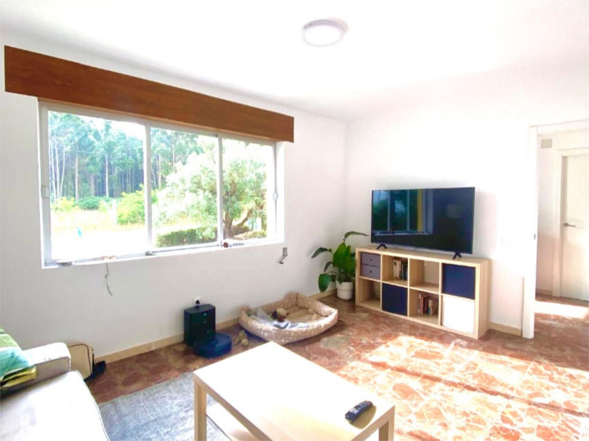 Sala d'estar de Casa o xalet de lloguer en Valdoviño amb Calefacció, Jardí privat i Terrassa