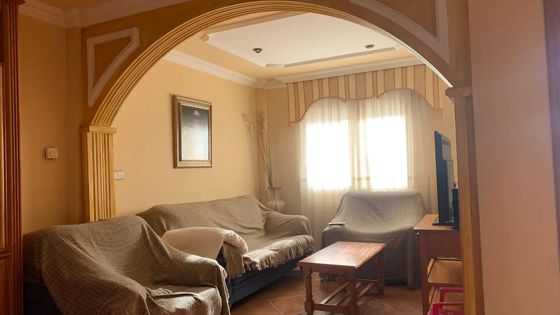 Sala d'estar de Casa adosada en venda en Alpera amb Traster i Moblat