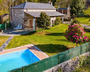 Jardí de Casa o xalet en venda en Friol amb Terrassa, Piscina i Balcó