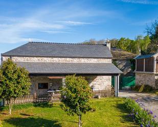 Exterior view of House or chalet for sale in Friol  with Terrace, Swimming Pool and Balcony
