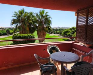 Terrace of Flat to rent in Roquetas de Mar  with Air Conditioner, Terrace and Swimming Pool