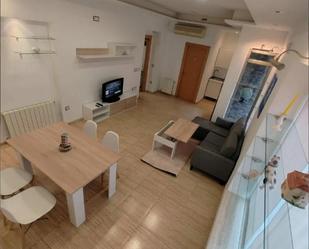 Sala d'estar de Apartament de lloguer en Boceguillas amb Aire condicionat