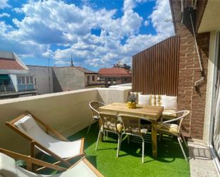 Terrace of Attic for sale in  Madrid Capital  with Air Conditioner, Terrace and Swimming Pool