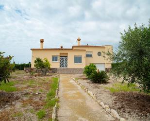 Exterior view of House or chalet for sale in Sant Jaume d'Enveja  with Terrace, Swimming Pool and Balcony