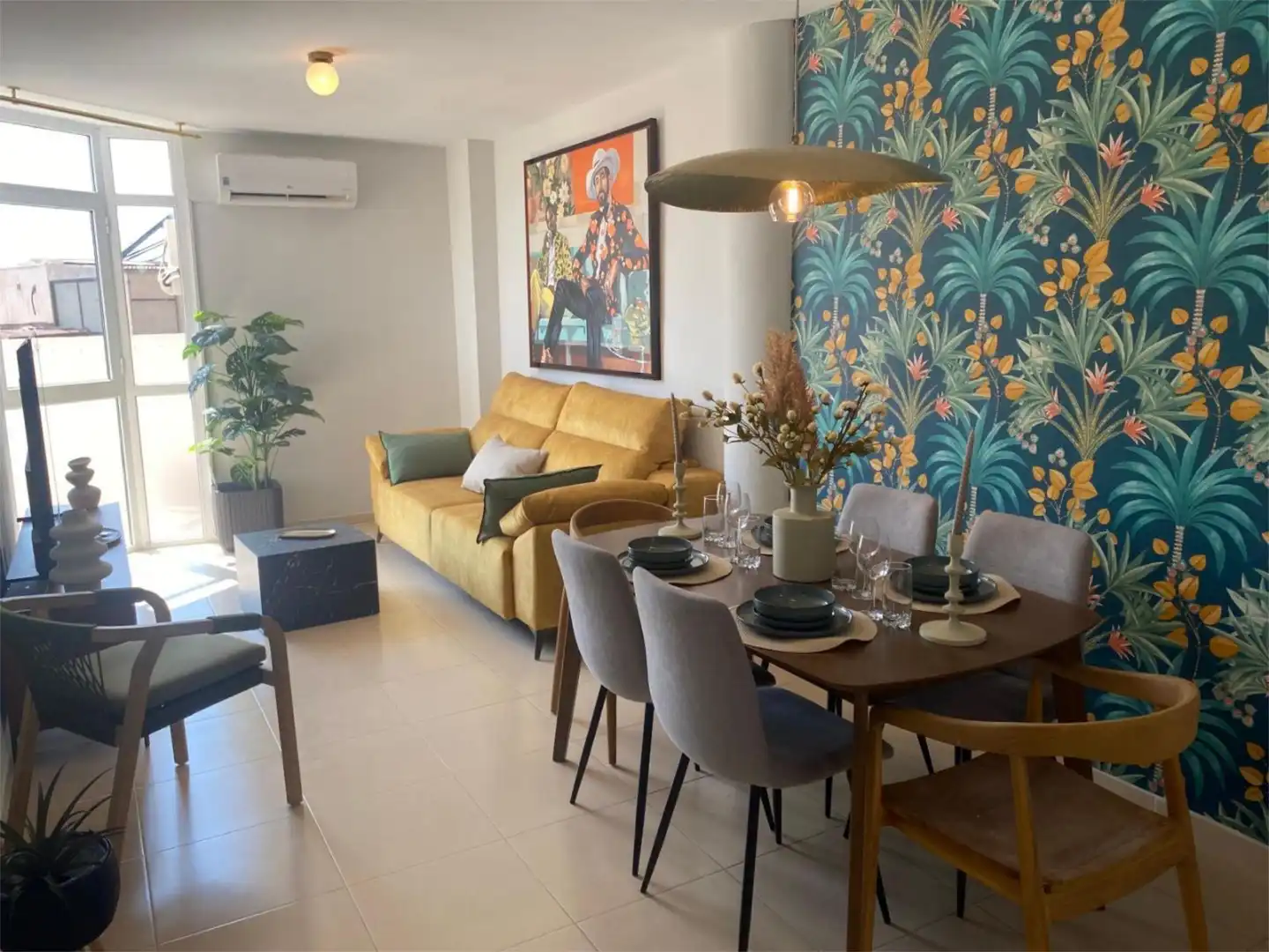 Dining room of Flat for sale in Roquetas de Mar  with Air Conditioner, Heating and Furnished