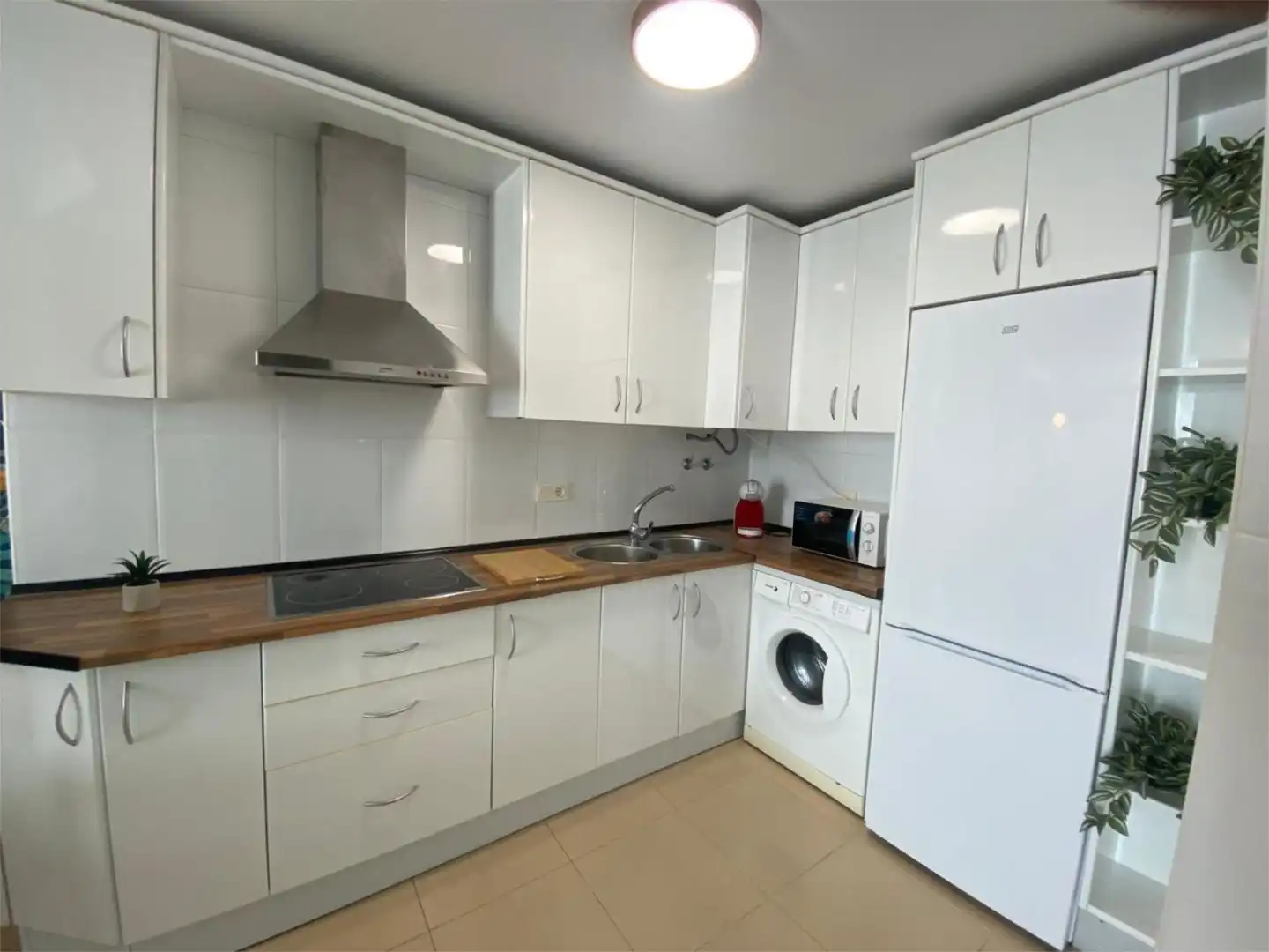 Kitchen of Flat for sale in Roquetas de Mar  with Air Conditioner, Heating and Furnished
