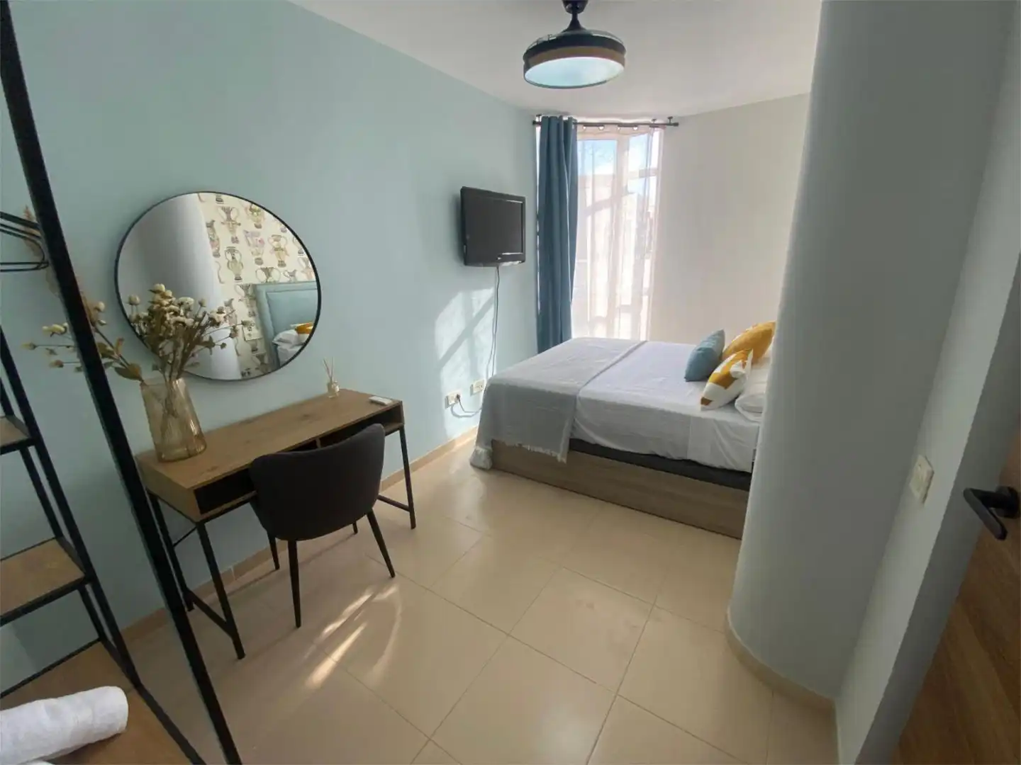 Bedroom of Flat for sale in Roquetas de Mar  with Air Conditioner, Heating and Furnished
