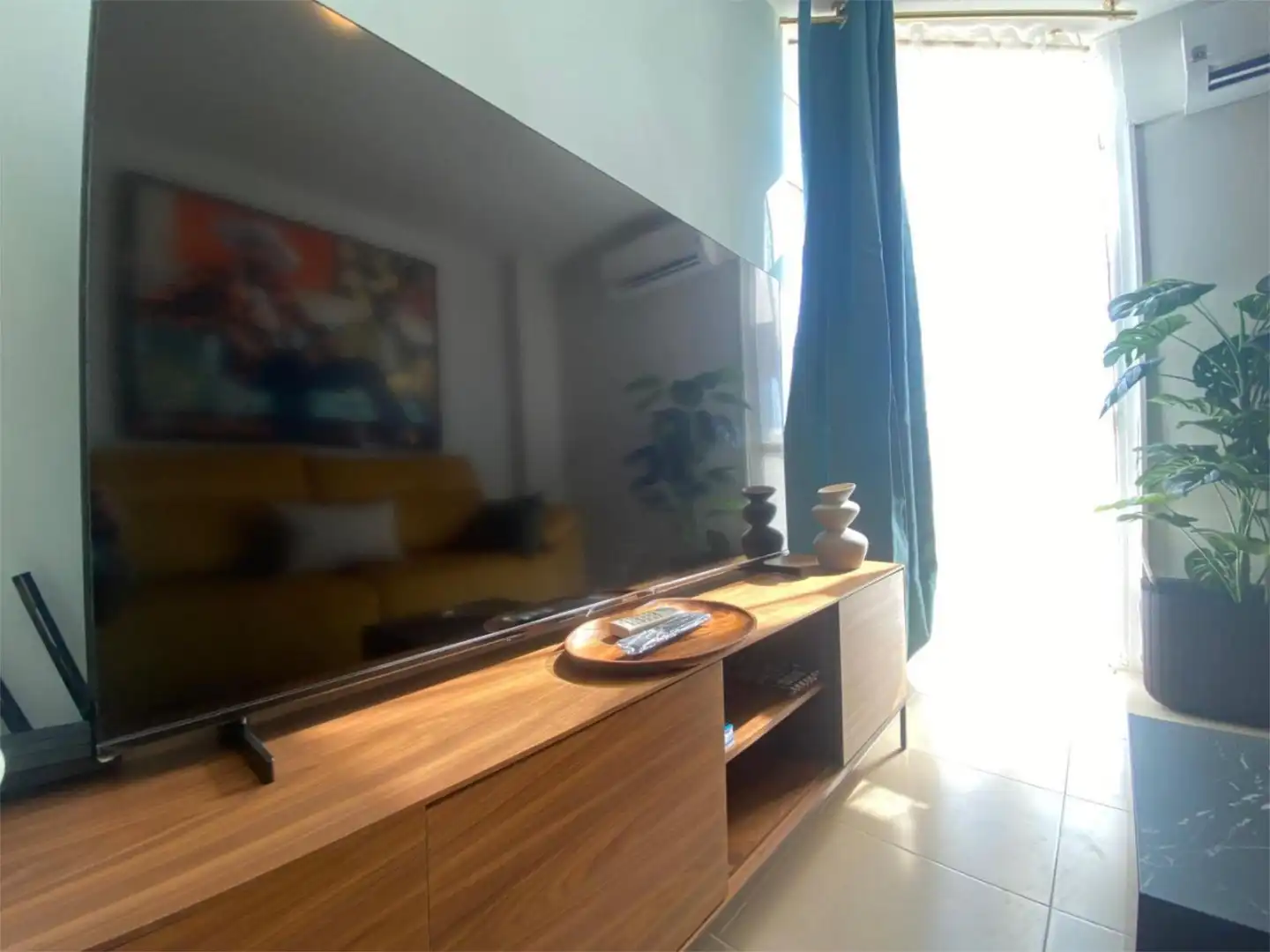 Living room of Flat for sale in Roquetas de Mar  with Air Conditioner, Heating and Furnished