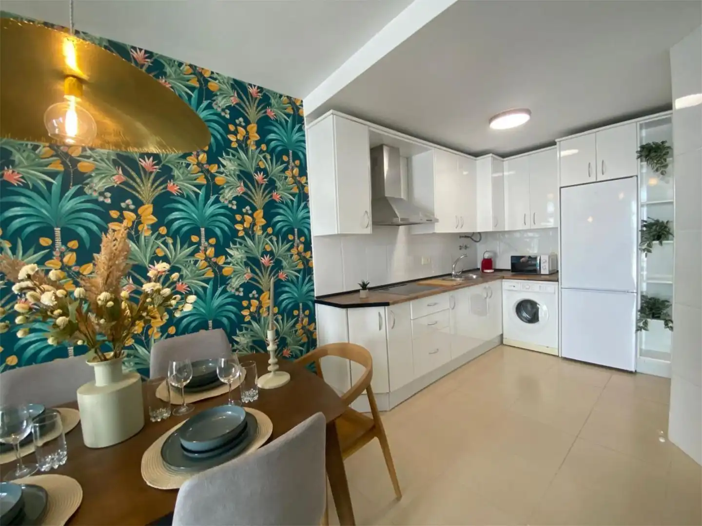 Kitchen of Flat for sale in Roquetas de Mar  with Air Conditioner, Heating and Furnished