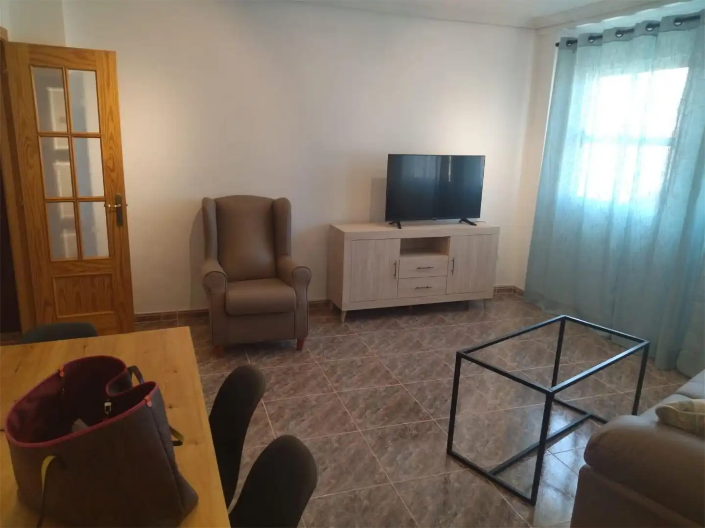 Wohnzimmer von Wohnung zur Miete in Moraleja mit Klimaanlage, Heizung und Terrasse