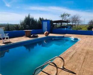 Swimming pool of Single-family semi-detached for sale in Orellana de la Sierra  with Terrace and Swimming Pool