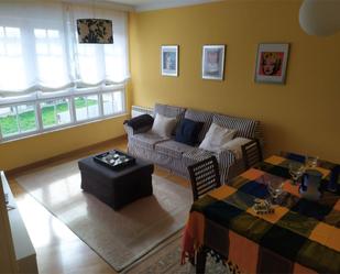 Living room of Flat for sale in Foz  with Air Conditioner, Heating and Parquet flooring